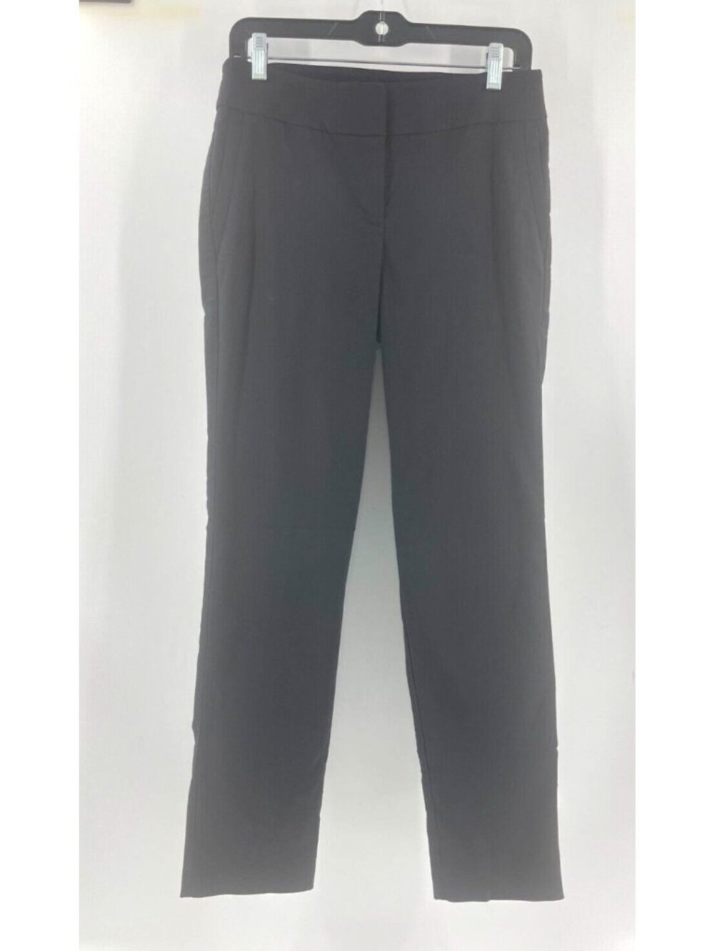 Worthington Women's Black Mid Rise Stretch Career Pants Straight Size 6